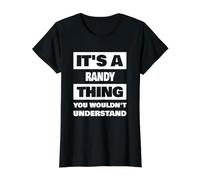 C'est Un Truc Amusant Qui Dit Le nom de Randy T-Shirt Graphique avec Valeur
