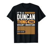C'est un truc avec Duncan, drôle de nom Duncan T-Shirt