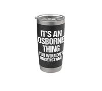 C'est un truc avec Osborne (vous ne comprendriez pas) -Fun Osborne Gobelet isotherme en acier inoxydable double paroi