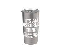 C'est un truc avec Osborne (vous ne comprendriez pas) -Fun Osborne Gobelet isotherme en acier inoxydable double paroi