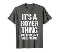 C'est Un Truc de Boyer (Vous ne comprendriez Pas) - Funny Boyer T-Shirt, Homme, Asphalte, 6XL