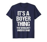 C'est Un Truc de Boyer (Vous ne comprendriez Pas) - Funny Boyer T-Shirt, Homme, Bleu Marine, XL