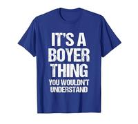 C'est Un Truc de Boyer (Vous ne comprendriez Pas) - Funny Boyer T-Shirt, Homme, Bleu Royal, XL