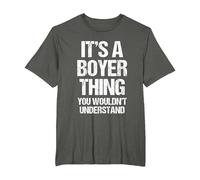 C'est Un Truc de Boyer (Vous ne comprendriez Pas) - Funny Boyer T-Shirt, Homme Grandes Tailles, Asphalte, 6X Tall