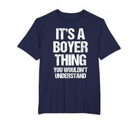 C'est Un Truc de Boyer (Vous ne comprendriez Pas) - Funny Boyer T-Shirt, Homme Grandes Tailles, Bleu Marine, 4X Tall