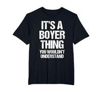 C'est Un Truc de Boyer (Vous ne comprendriez Pas) - Funny Boyer T-Shirt, Homme Grandes Tailles, Noir, 3X Tall