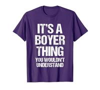 C'est Un Truc de Boyer (Vous ne comprendriez Pas) - Funny Boyer T-Shirt, Homme, Violet, 3XL