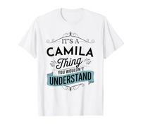 C'est Un Truc de Camila Que tu ne comprendrais Pas. C'est drôle, Camila T-Shirt Graphique avec Valeur, Homme, Blanc, XL