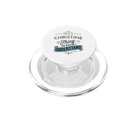 C'est Un Truc de Christine Que tu ne comprendrais Pas drôle PopSockets PopGrip pour MagSafe