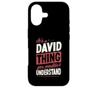 C'est Un Truc de David Que tu ne comprendrais Pas Coque pour iPhone 17