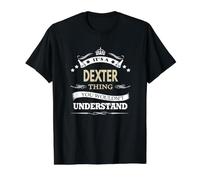 C'est Un Truc de Dexter Que tu ne comprendrais Pas T-Shirt Graphique avec Valeur, Homme, Noir, M