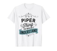 C'est Un Truc de Joueur de Cornemuse Que Vous ne comprendriez Pas Funny Piper Name T-Shirt