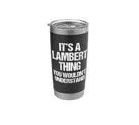 C'est un truc de Lambert (vous ne comprendriez pas) - Fun Lambert Gobelet isotherme en acier inoxydable double paroi