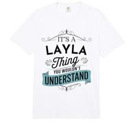 C'est Un Truc de Layla Que tu ne comprendrais Pas Le nom drôle de Layla Comfort Colors Adult Heavyweight T-Shirt