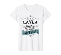 C'est Un Truc de Layla Que tu ne comprendrais Pas Le nom drôle de Layla T-Shirt Graphique avec Valeur