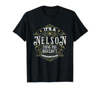 C'est Un Truc de Nelson Que tu ne comprendrais Pas. Prénom T-Shirt Graphique avec Valeur, Homme, Noir, M