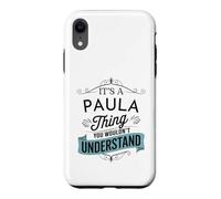 C'est Un Truc de Paula Que tu ne comprendrais Pas Un drôle de nom de Paula Coque pour iPhone XR