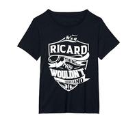 C'est Un Truc de Ricard Que Vous ne comprendriez Pas T-Shirt, Femme Grandes Tailles, Noir, 4X