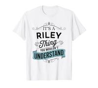 C'est Un Truc de Riley Que tu ne comprendrais Pas Le nom drôle de Riley T-Shirt Graphique avec Valeur, Homme, Blanc, L