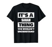 C'est Un Truc de Sarah Qui Dit Le nom drôle de Sarah T-Shirt Graphique avec Valeur