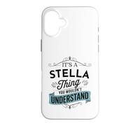 C'est Un Truc de Stella Que tu ne comprendrais Pas Funny Stella Coque pour iPhone 16 Plus