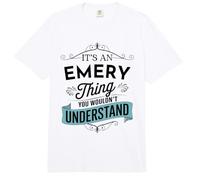 C'est Un Truc d'Emery Que Vous ne comprendriez Pas Funny Emery Name Comfort Colors Adult Heavyweight T-Shirt