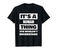 C'est Un Truc Romain Qui Dit Un nom Romain Amusant T-Shirt Graphique avec Valeur