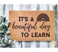 C'est Une Belle Journée pour Apprendre Paillasson Facile À Nettoyer Tapis De Bain Durable Tapis De Porte pour Cuisine Entrée Douche 40 X 60Cm