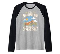 C'est Une Belle journée pour créer Une scène Vintage de Feuille de calcul Manche Raglan
