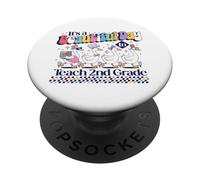 C'est Une Belle journée pour enseigner à Une enseignante de 2e année Cute Goose PopSockets PopGrip Adhésif