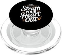 C'est Une Belle journée pour Frapper Votre cœur. Guitariste de Musique PopSockets PopGrip pour MagSafe