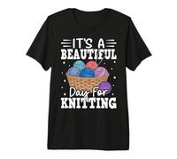 C'est Une Belle journée pour Tricoter T-Shirt Haut de Gamme