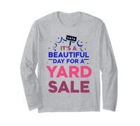 C'est Une Belle journée pour Une Vente de Jardin Vendeur Amant vendant Manche Longue