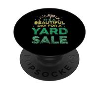 C'est Une Belle journée pour Une Vente de Jardin Vendeur Amant vendant PopSockets PopGrip Adhésif