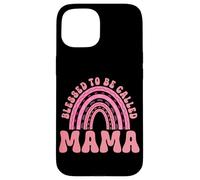 C'est Une bénédiction d'être appelée Mama Rainbow Motherhood Parent Mommy Coque pour iPhone 15