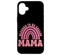 C'est Une bénédiction d'être appelée Mama Rainbow Motherhood Parent Mommy Coque pour iPhone 16 Plus