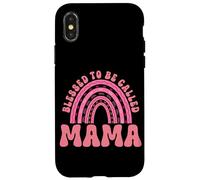 C'est Une bénédiction d'être appelée Mama Rainbow Motherhood Parent Mommy Coque pour iPhone X/XS
