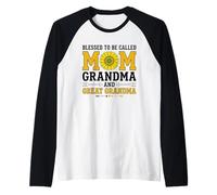 C'est Une bénédiction d'être appelée Maman, Grand-mère et Grand-mère gourmande Manche Raglan