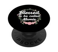 C'est Une bénédiction d'être appelée Mamie Grandmother Family Love PopSockets PopGrip Adhésif
