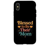 C'est une bénédiction d'être leur maman. Famille, maternité, amour. Coque pour iPhone X/XS