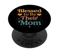 C'est une bénédiction d'être leur maman. Famille, maternité, amour. PopSockets PopGrip Adhésif