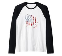 C'est Une Bonne Fille Qui Aime sa Maman Jésus et l'Amérique Aussi Manche Raglan