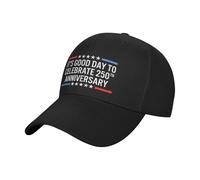 C'est Une Bonne Journée pour Célébrer Le 250E Anniversaire Bonnet De Golf Mode Casquette De Camionneur Protégeant du Soleil Solaire Cap pour Golf Course À Pied Femme