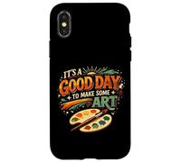 C'est Une Bonne journée pour Devenir Professeur de Dessin à Un Artiste Coque pour iPhone X/XS