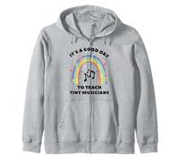 C'est une bonne journée pour enseigner à de petits musiciens avec Rainbow Teacher Sweat à Capuche