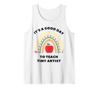 C'est une bonne journée pour enseigner à Tiny Artist avec Rainbow Teacher Débardeur