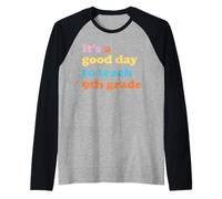 C'est une bonne journée pour enseigner à un enseignant de 9e année un enseignant drôle Manche Raglan