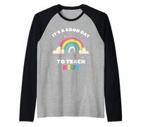 C'est une bonne journée pour enseigner aux enfants Rainbow Teacher Manche Raglan