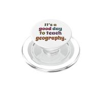 C'est Une Bonne journée pour enseigner la géographie, Professeur de géographie Amusant PopSockets PopGrip pour MagSafe