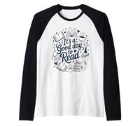 C'est Une Bonne journée pour Lire Book Love Cozy Bookworm Reading Love Manche Raglan